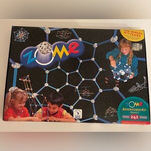 Zome Adventurer Kit (Basic) 242 building pieces from 2003. New with seal!